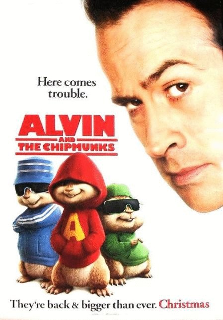 L'affiche du film Alvin and the Chipmunks