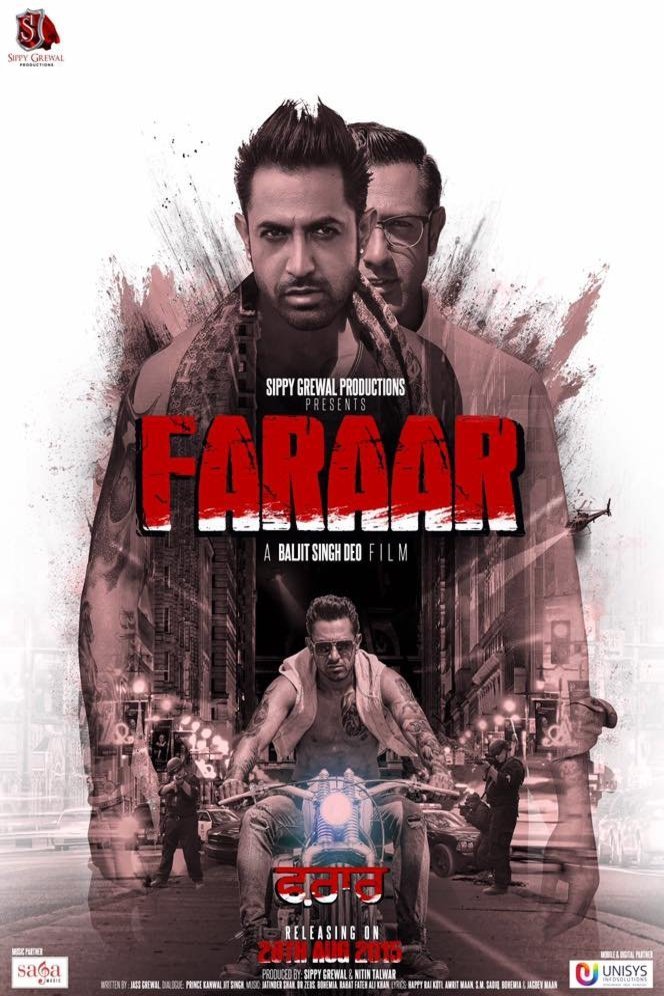 L'affiche originale du film Faraar en Penjabi