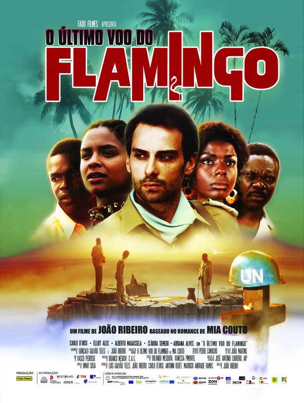 Portuguese poster of the movie The Last Flight of the Flamingo