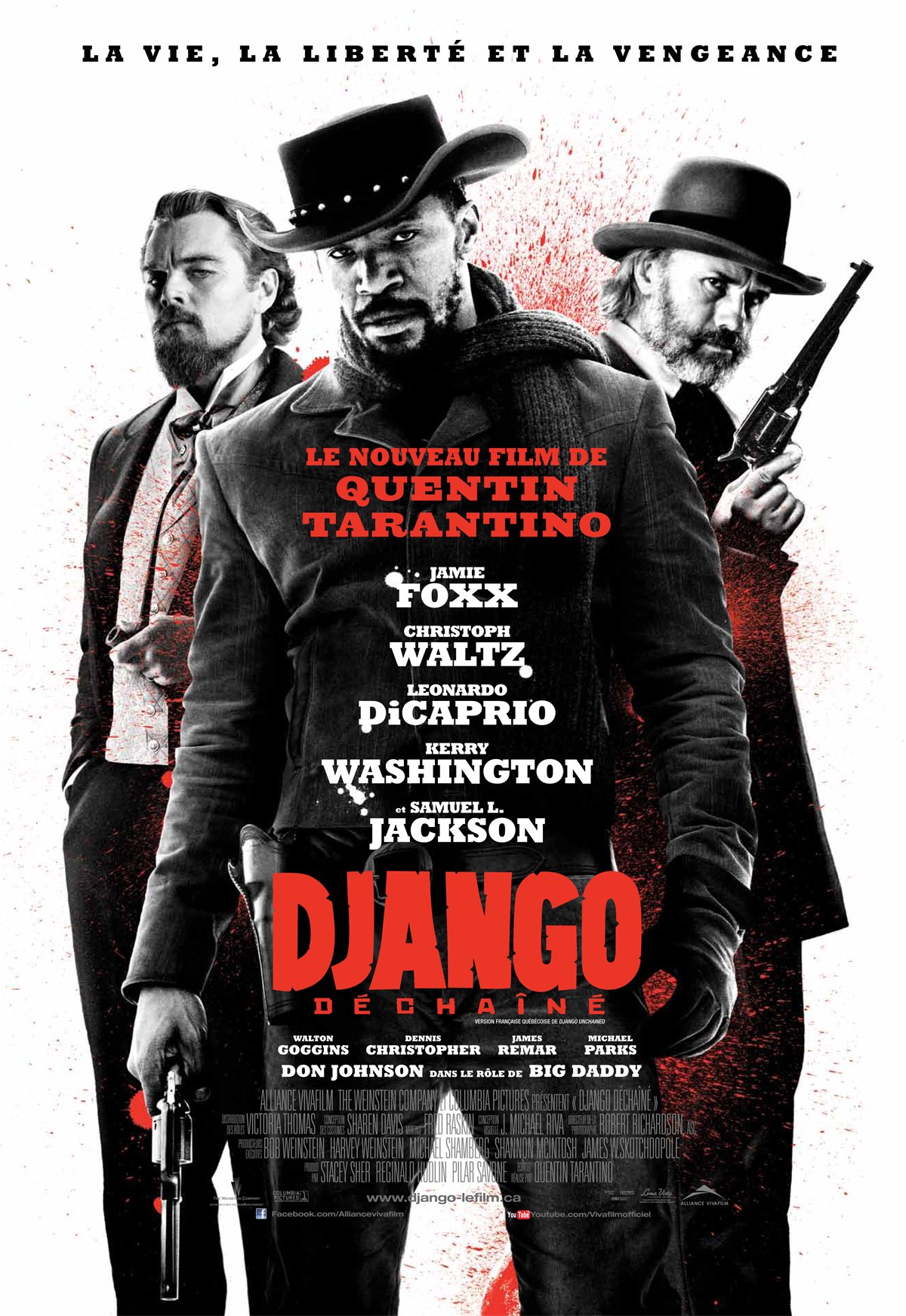 L'affiche du film Django Unchained