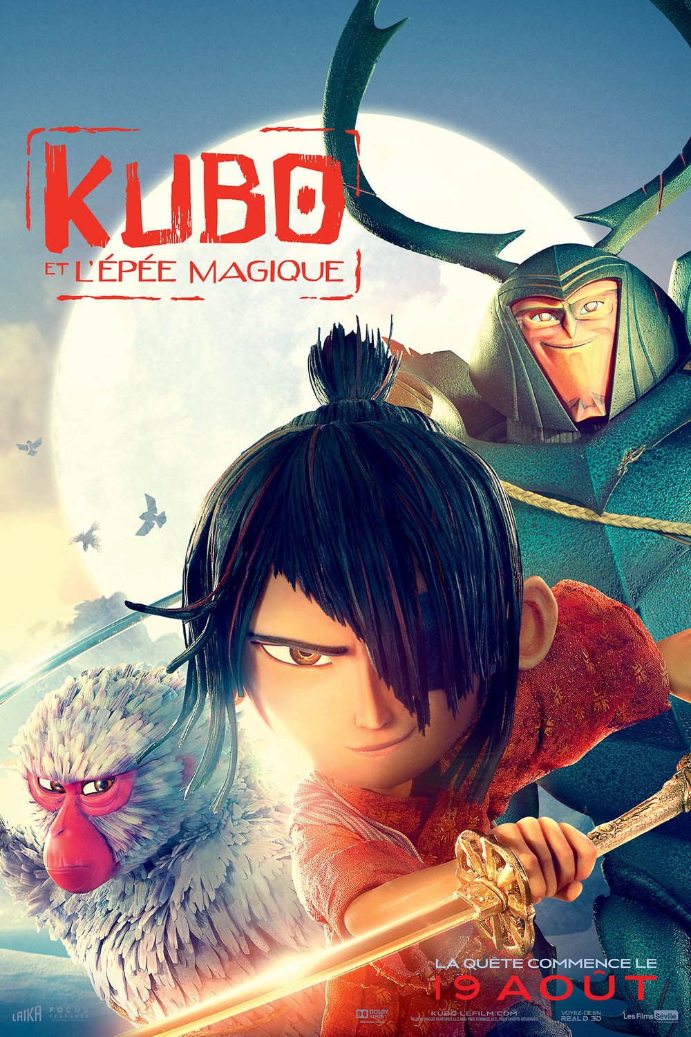 Poster of the movie Kubo et l'épée magique