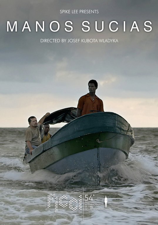 Spanish poster of the movie Manos Sucias