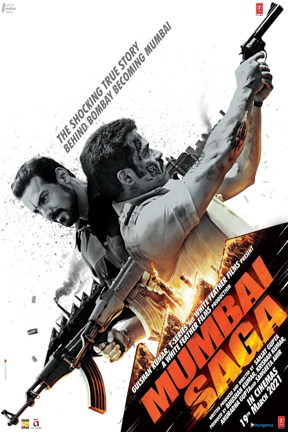 L'affiche originale du film Mumbai Saga en Hindi