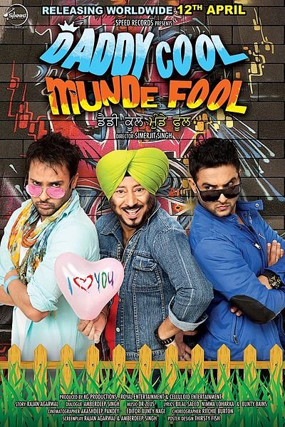 Punjabi poster of the movie Daddy Cool Munde Fool