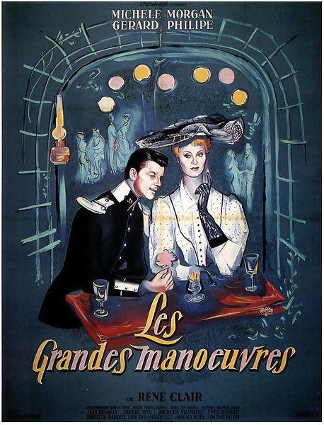 French poster of the movie The Grand Maneuver