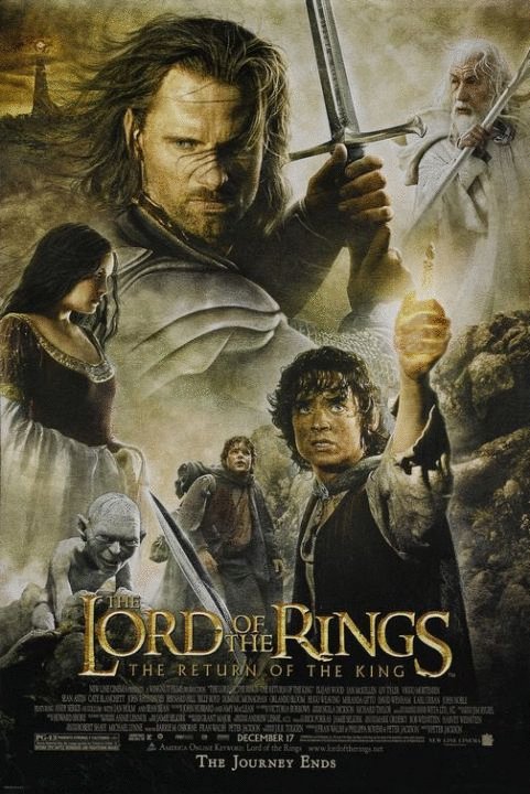 L'affiche du film Le Seigneur des Anneaux: Le retour du roi