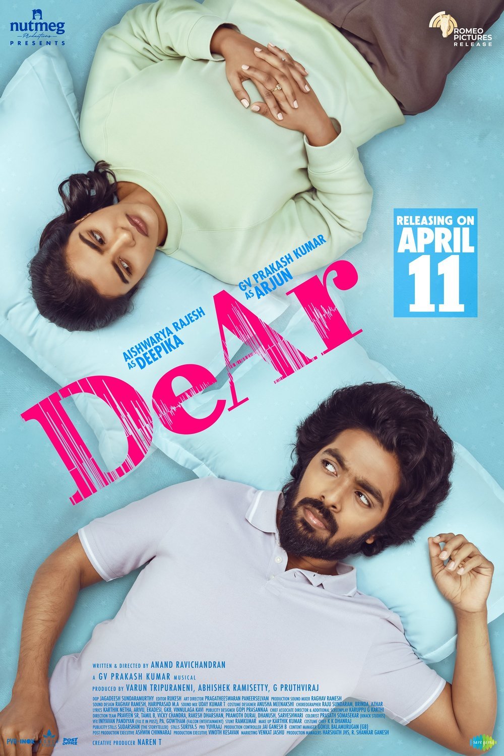 Tamil poster of the movie Dear
