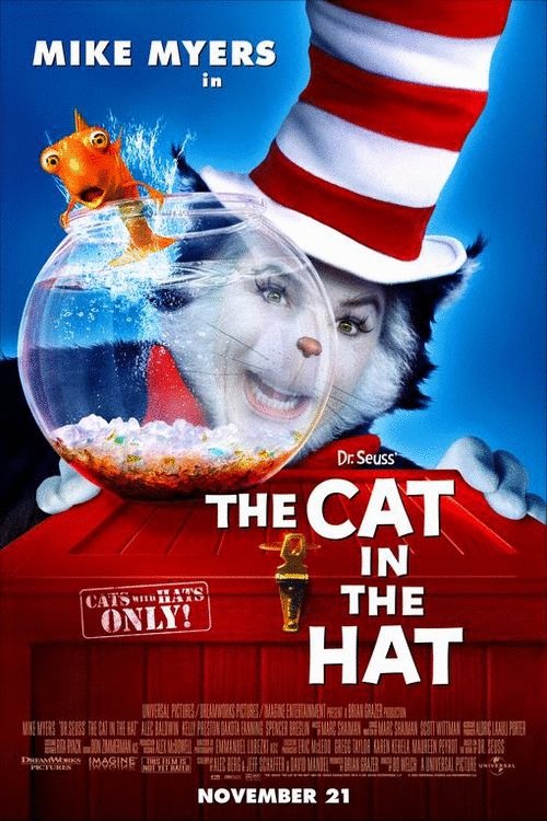 L'affiche du film Le chat dans le chapeau