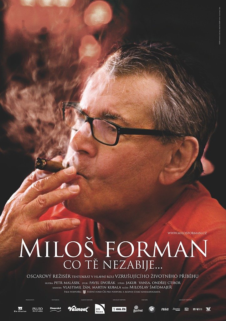 L'affiche originale du film Milos Forman: Co te nezabije... en tchèque