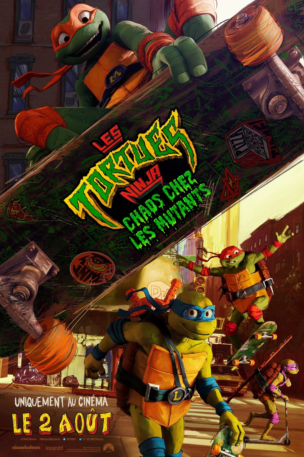 Poster of the movie Les Tortues Ninja: Chaos chez les Mutants