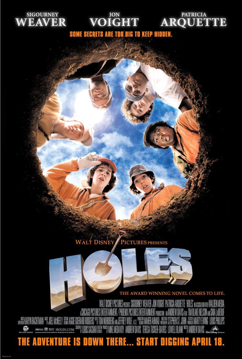 L'affiche du film Holes