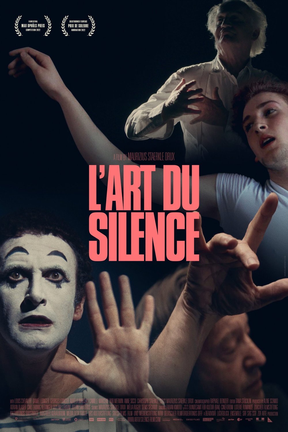 L'affiche originale du film L'art du silence en allemand