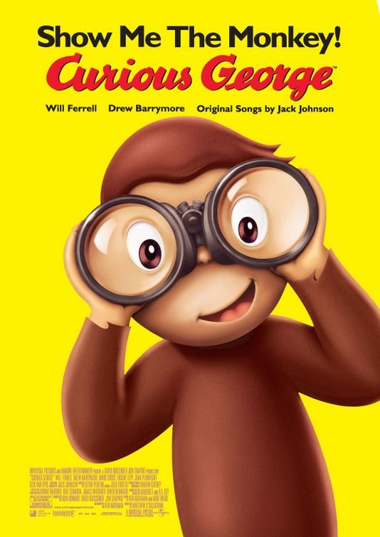 L'affiche du film Curious George