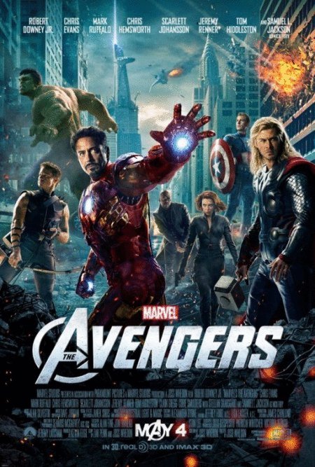L'affiche du film Les Avengers: Le film