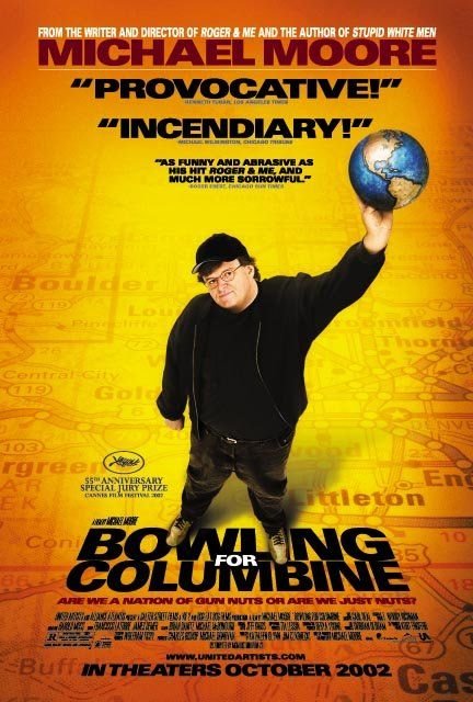 L'affiche du film Bowling à Columbine: Le jeu des armes