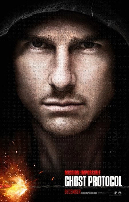 L'affiche du film Mission: Impossible: Ghost Protocol
