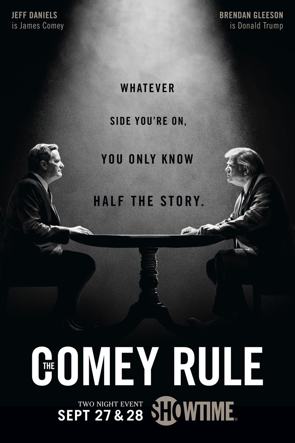 L'affiche du film The Comey Rule