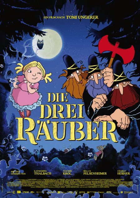L'affiche originale du film The 3 Robbers en allemand