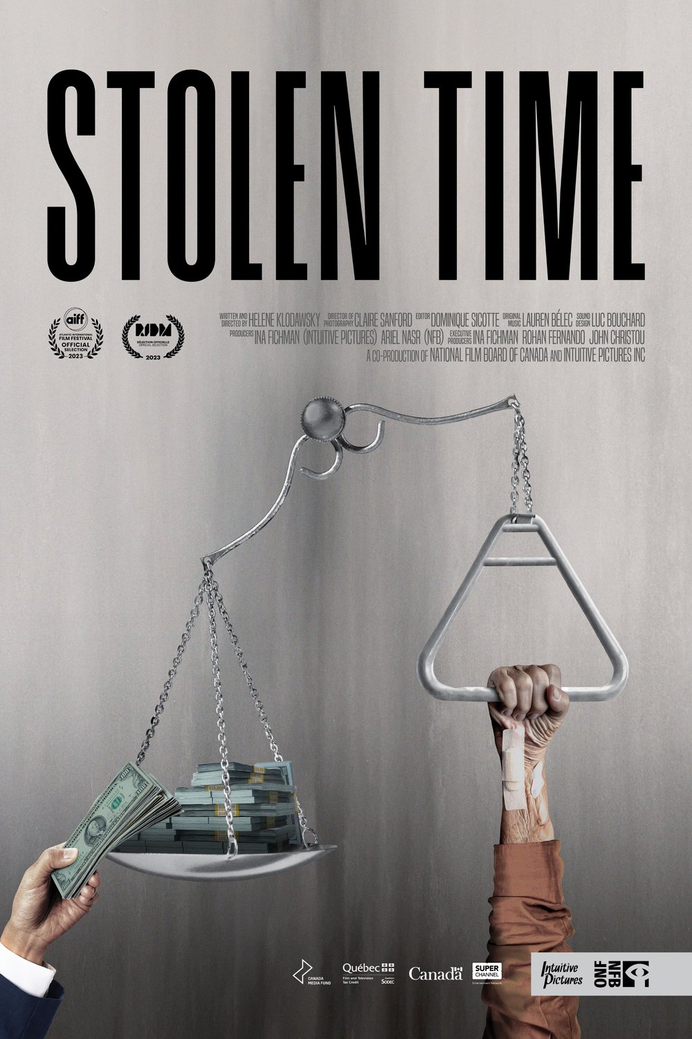 L'affiche du film Stolen Time