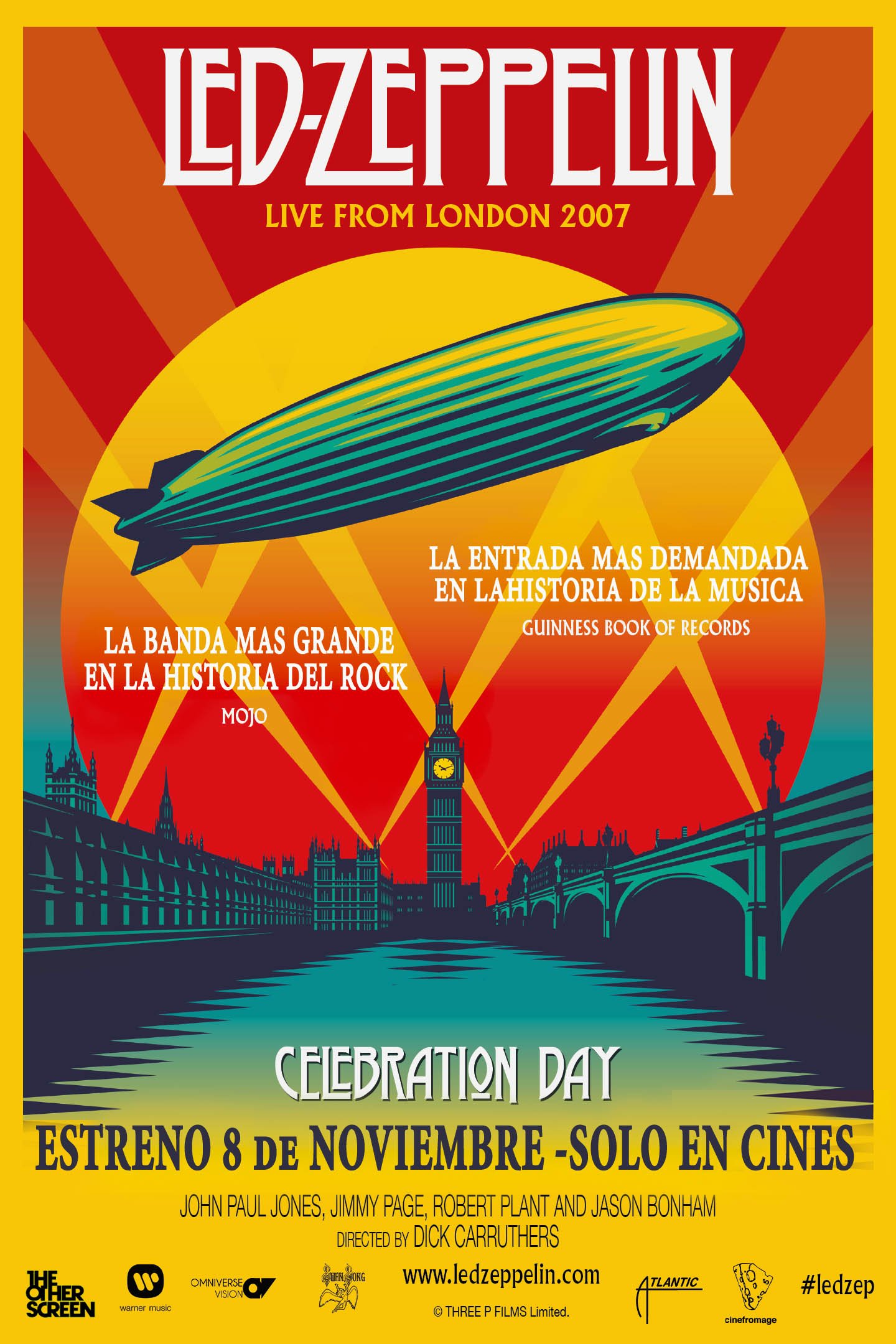 Poster of the movie Led Zeppelin: Celebration Day