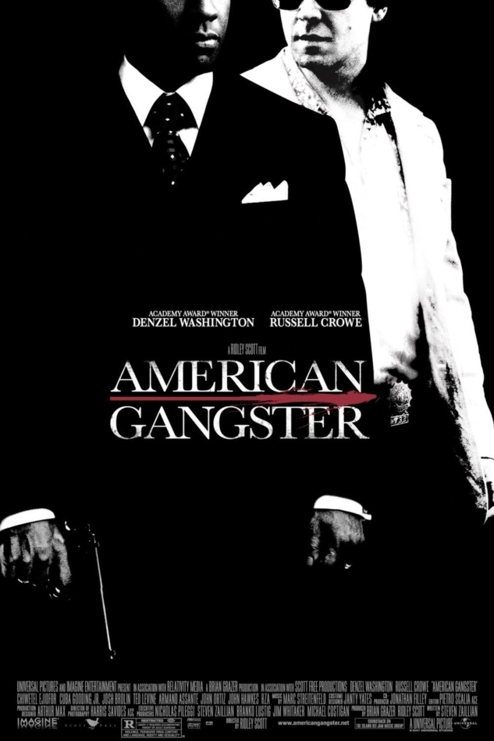 L'affiche du film Gangster américain