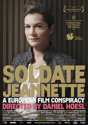 German poster of the movie Soldier Jane