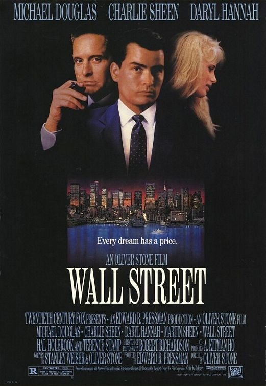L'affiche du film Wall Street