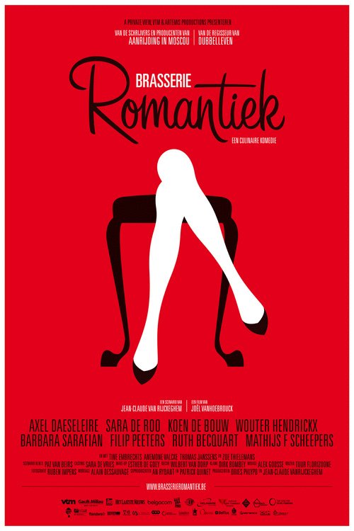 Dutch poster of the movie Brasserie Romantique
