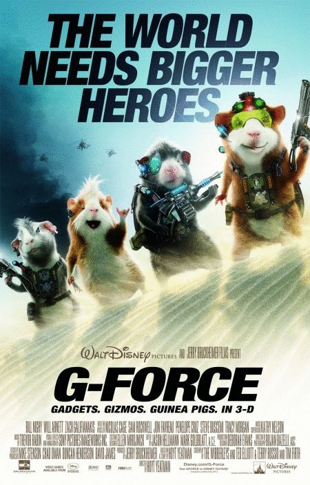 L'affiche du film Opération G-Force