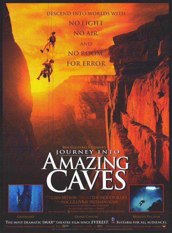L'affiche du film Cavernes: dangers et mystères