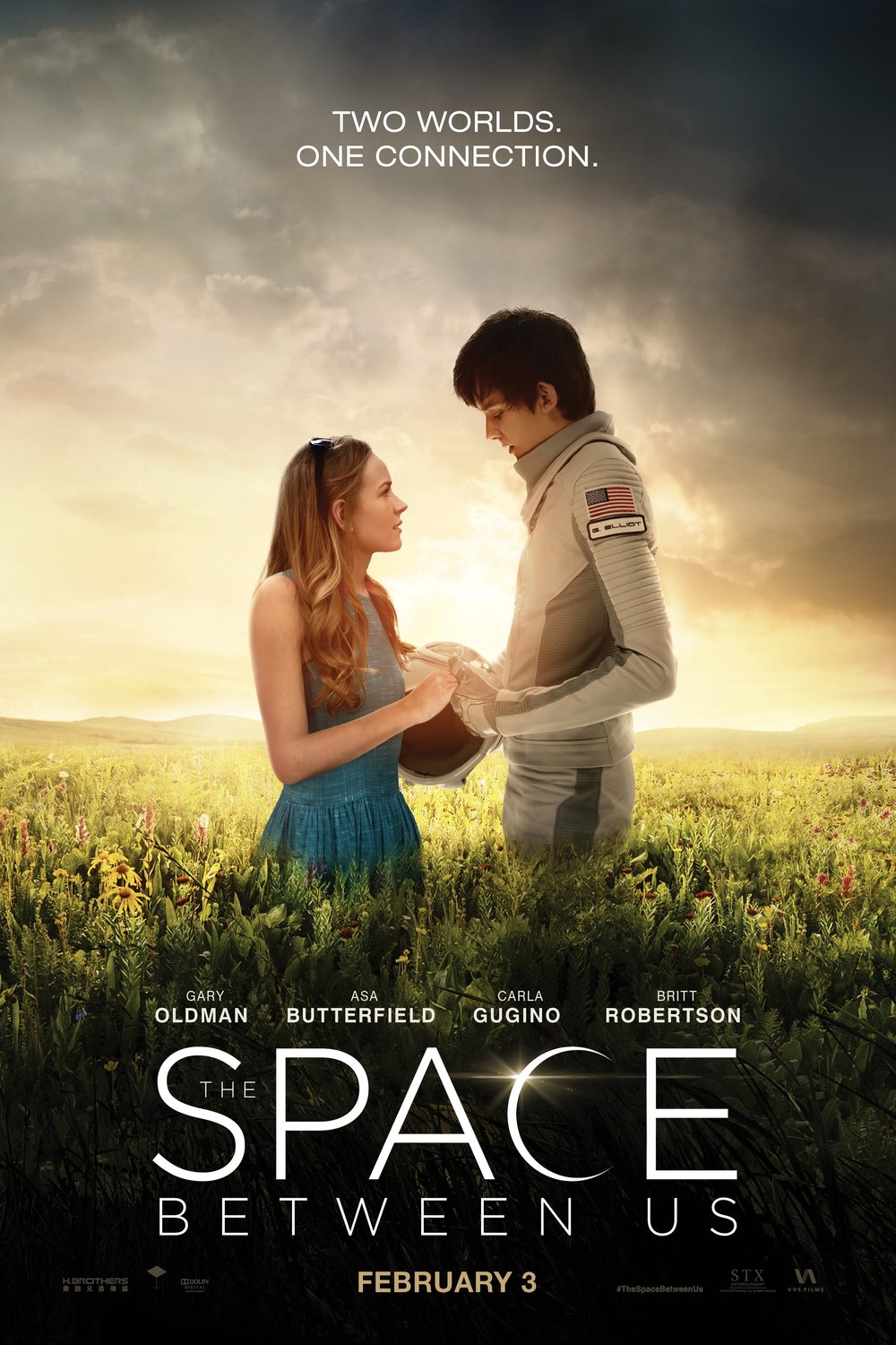 L'affiche du film The Space Between Us