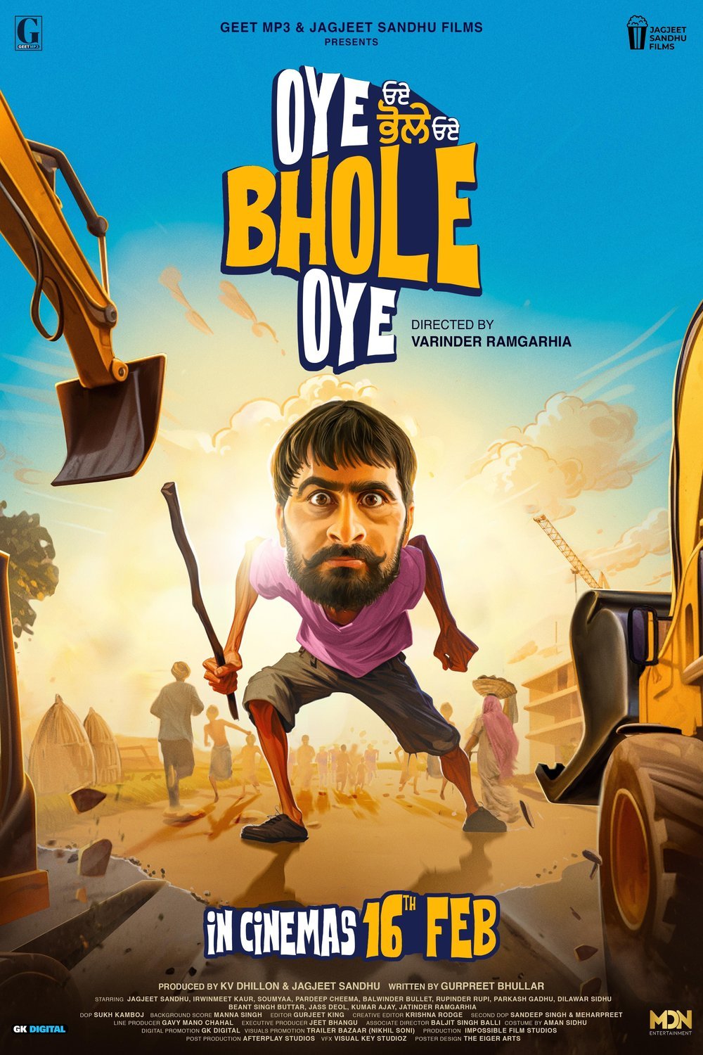 Punjabi poster of the movie Oye Bhole Oye