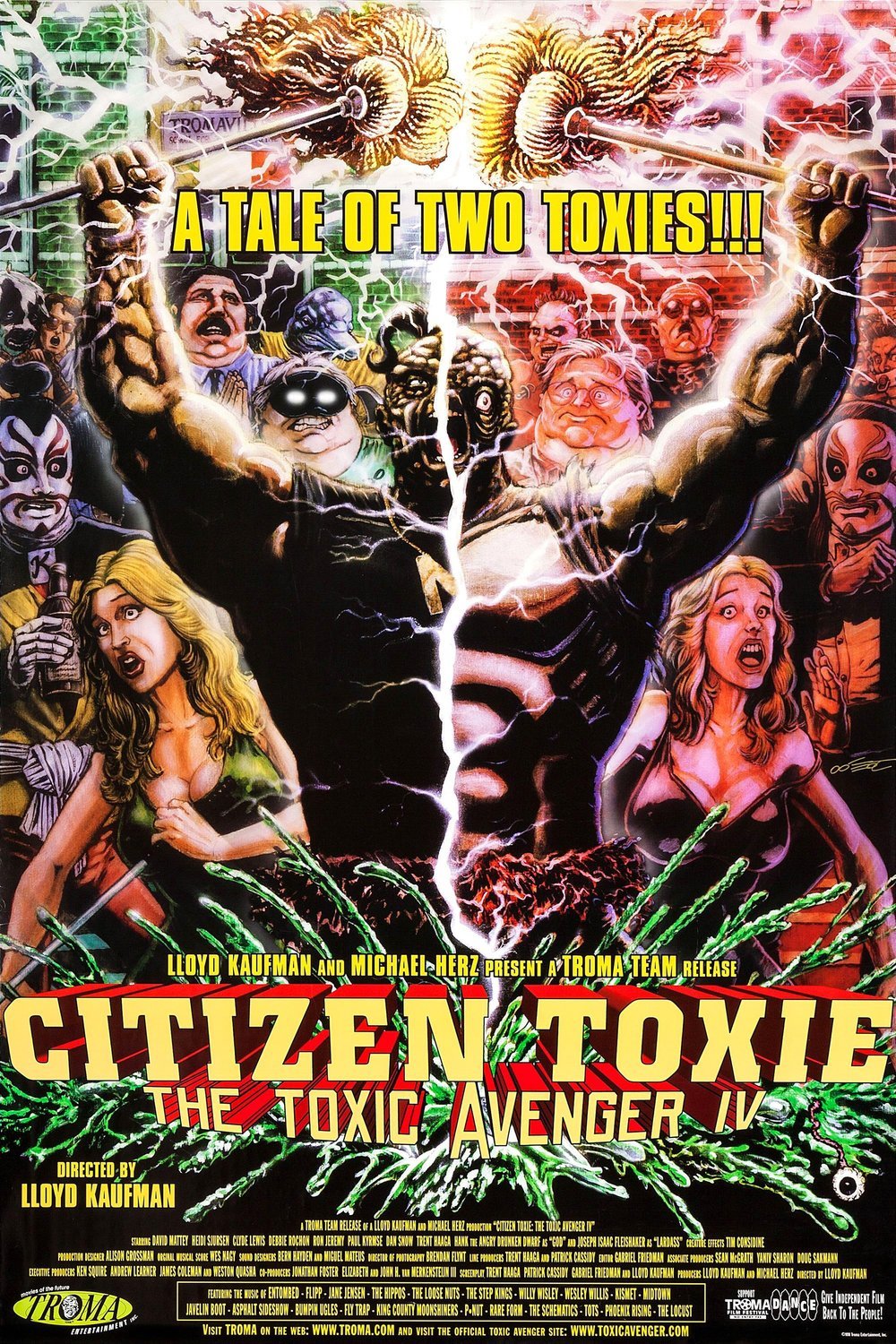 L'affiche du film Citizen Toxie: The Toxic Avenger IV