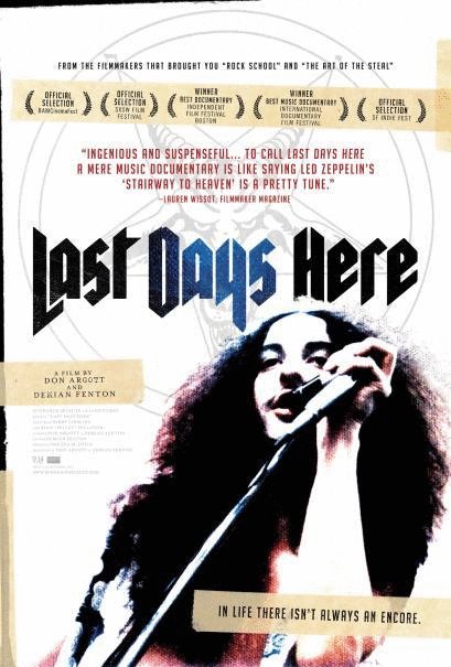 Poster of the movie Last Days Here