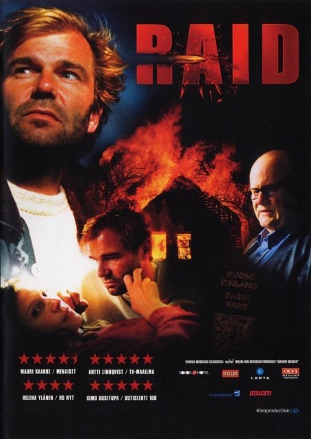 L'affiche originale du film Raid en finlandais