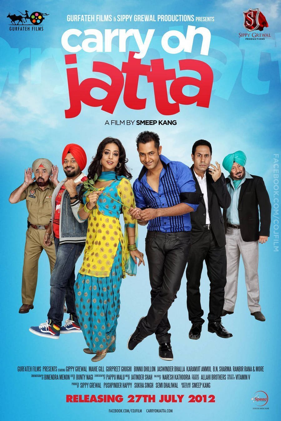 Punjabi poster of the movie Carry on Jatta