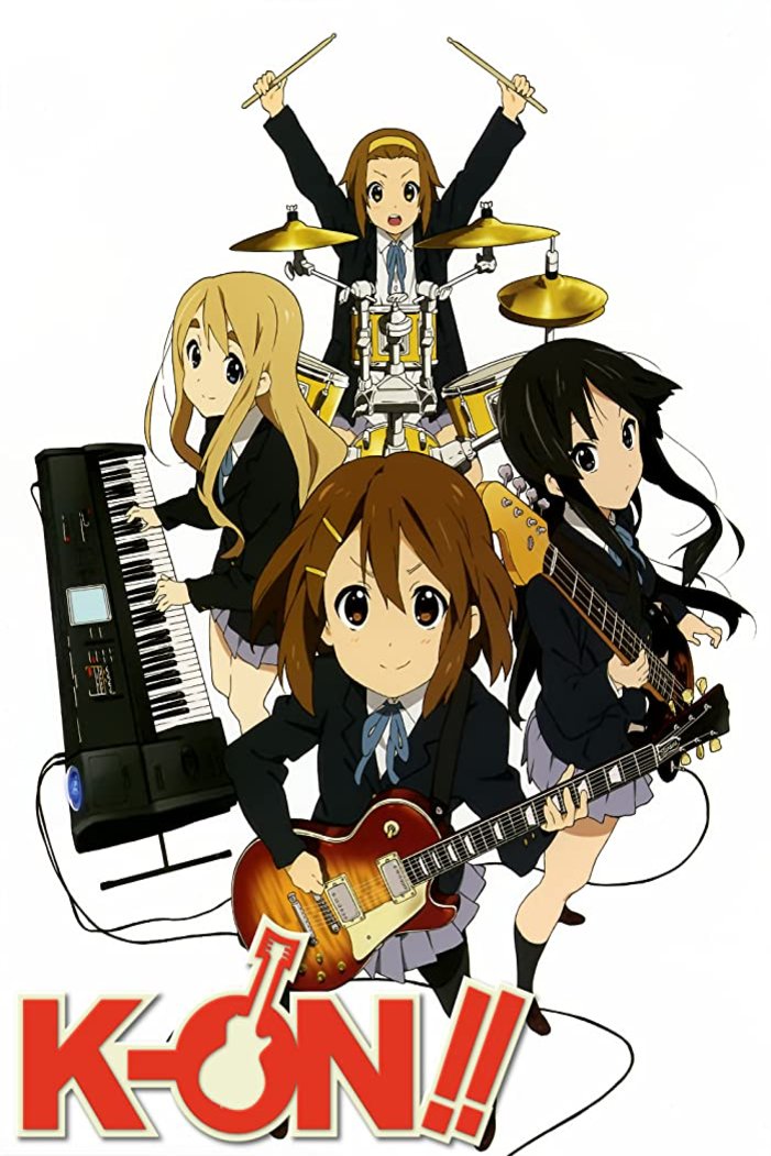 Japanese poster of the movie K-On!