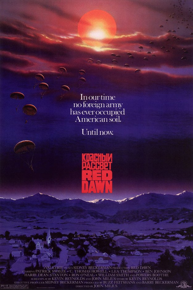 L'affiche du film Red Dawn