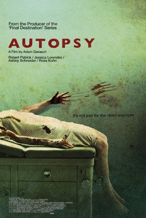L'affiche du film Autopsy