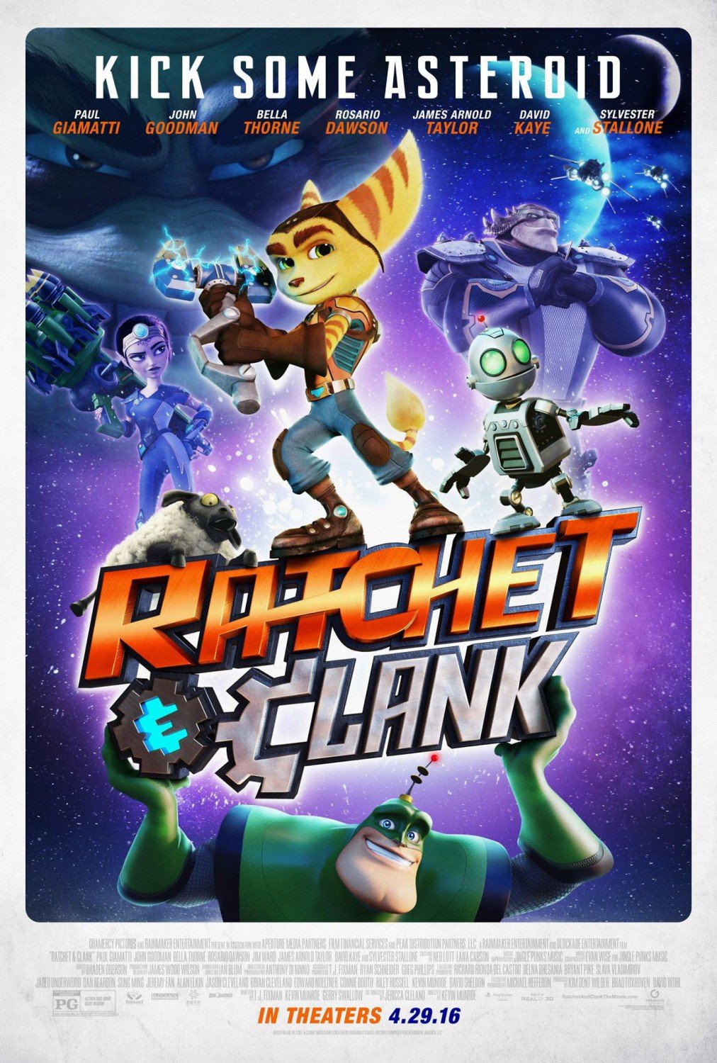 L'affiche du film Ratchet and Clank