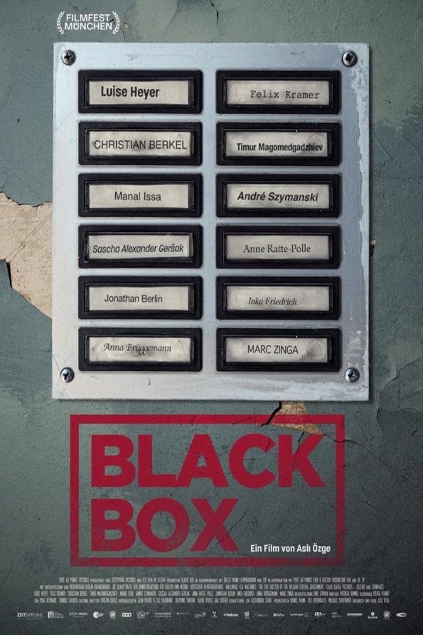 German poster of the movie Black Box
