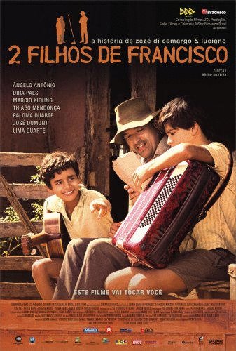 Portuguese poster of the movie 2 Filhos de Francisco: A História de...