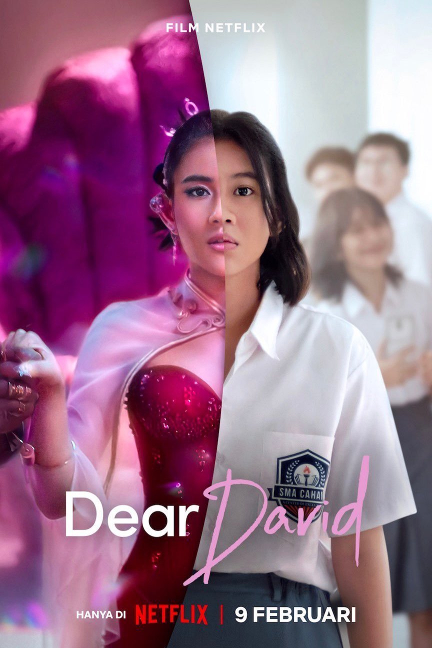 L'affiche originale du film Dear David en Indonésien