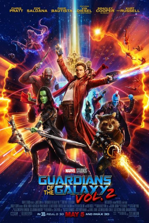L'affiche du film Guardians of the Galaxy Vol. 2