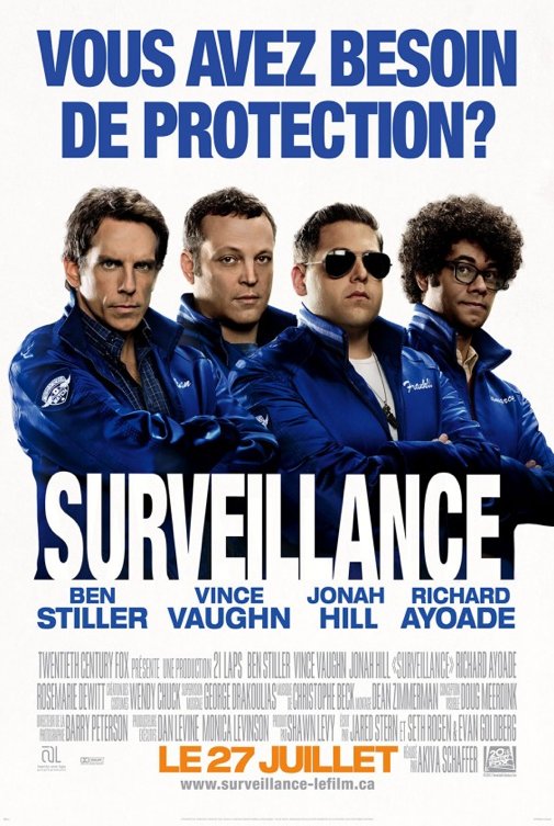 L'affiche du film Surveillance