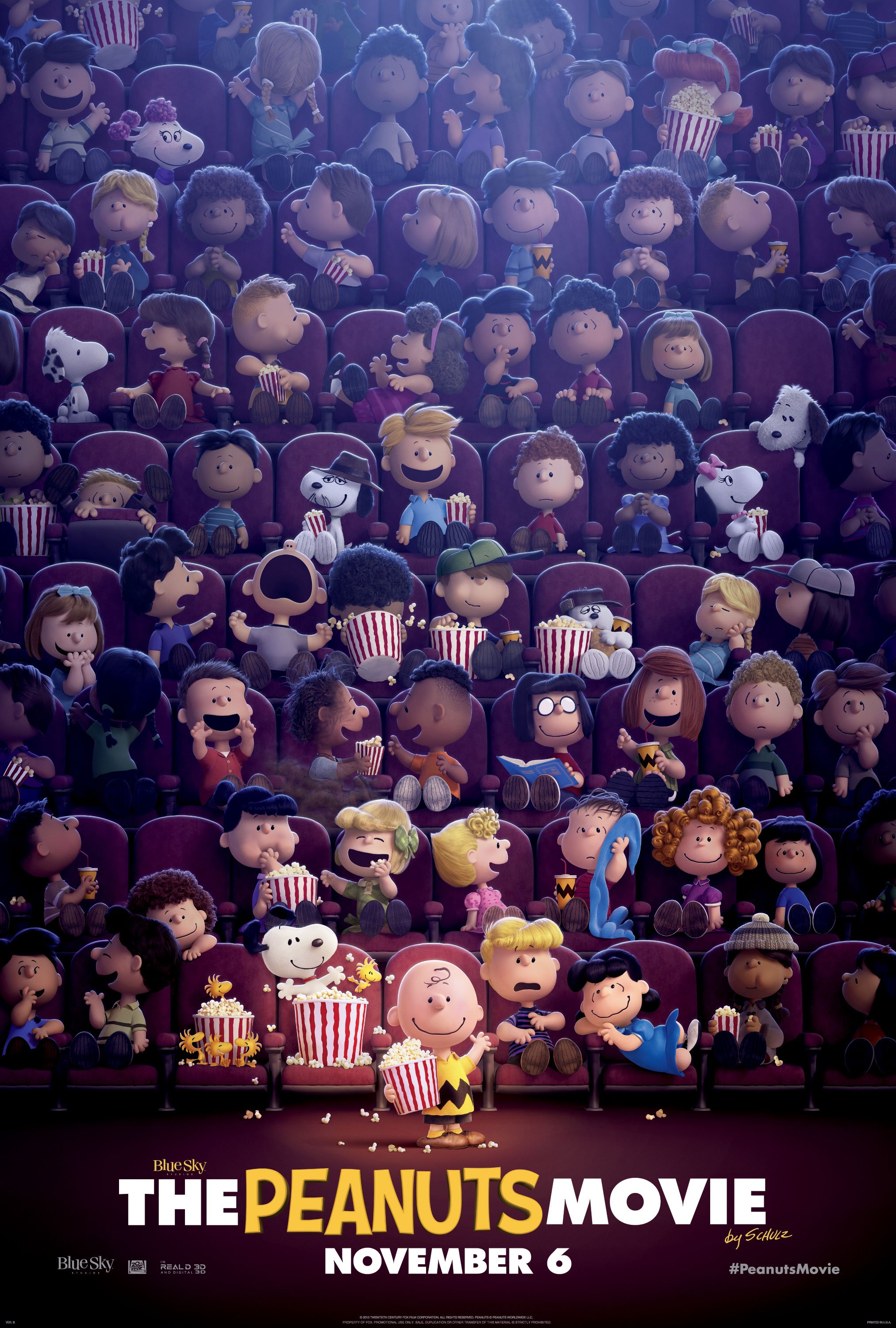 L'affiche du film Peanuts: Le film