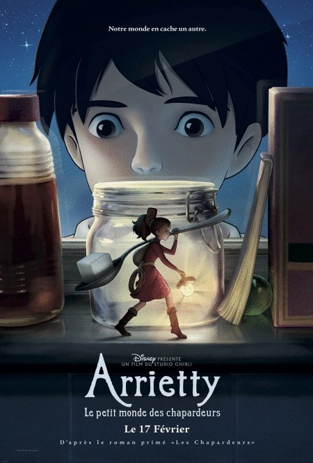 L'affiche du film Arrietty: Le petit monde des chapardeurs