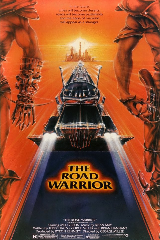 L'affiche originale du film The Road Warrior en anglais