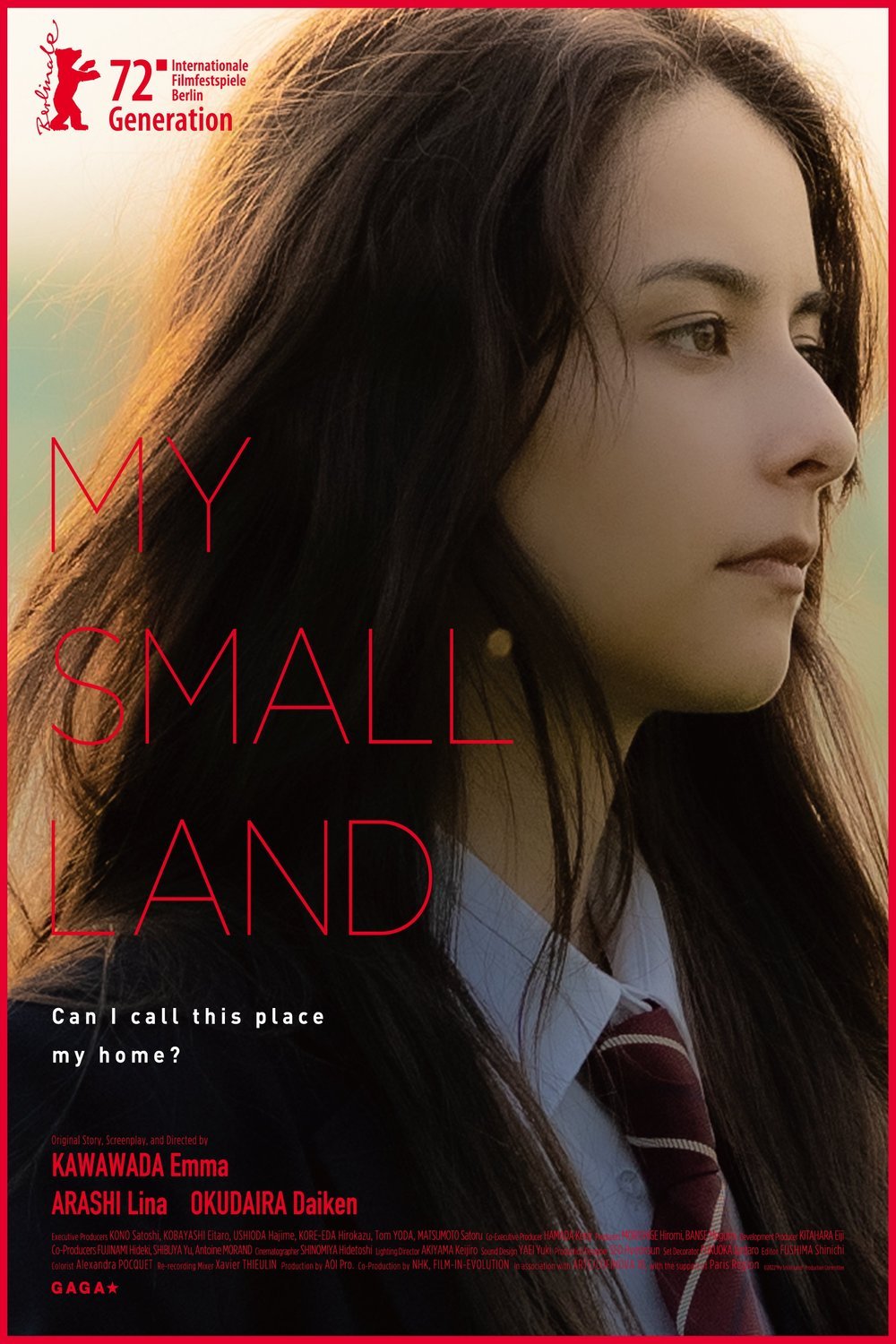 L'affiche originale du film My Small Land en japonais