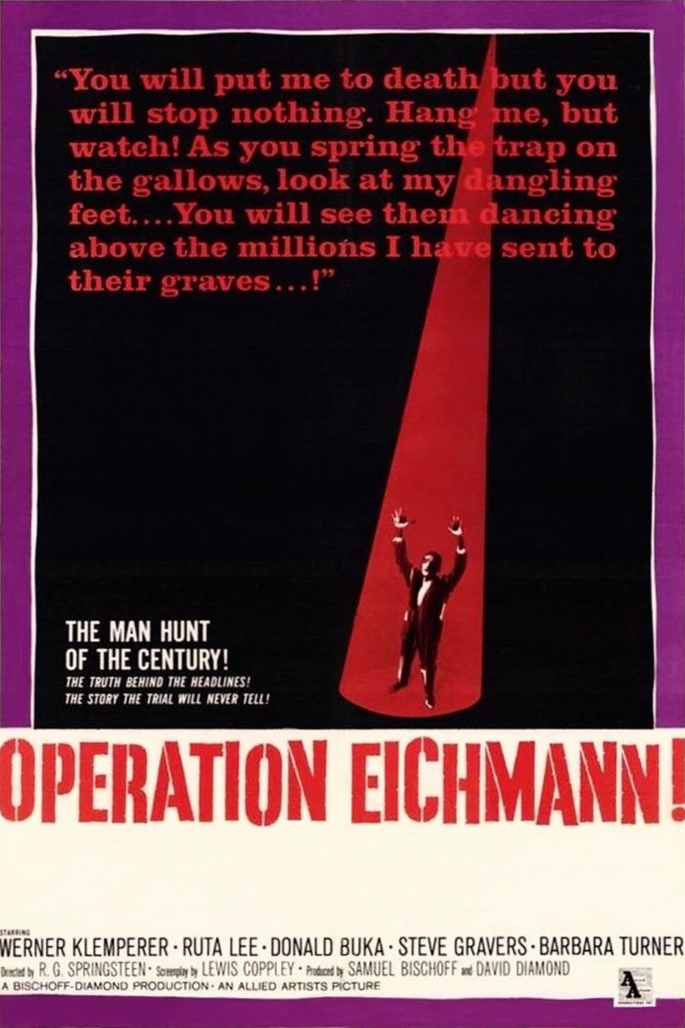 Poster of the movie Operation Eichmann